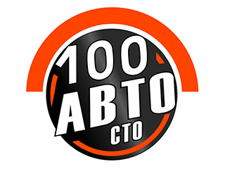 СТО "100 авто" - логотип