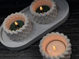 Подсвечник из гипса