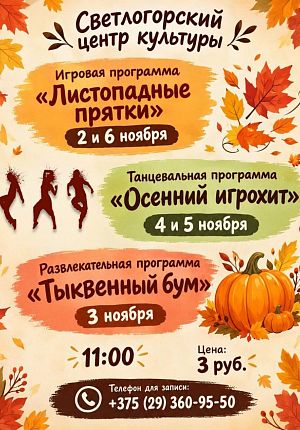Развлекательные программы в Светлогорске